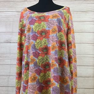 Lularoe lightweight floral sweater 3XL